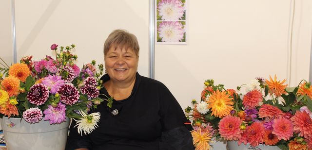 Maria Pușcaș, cultivatoare de flori